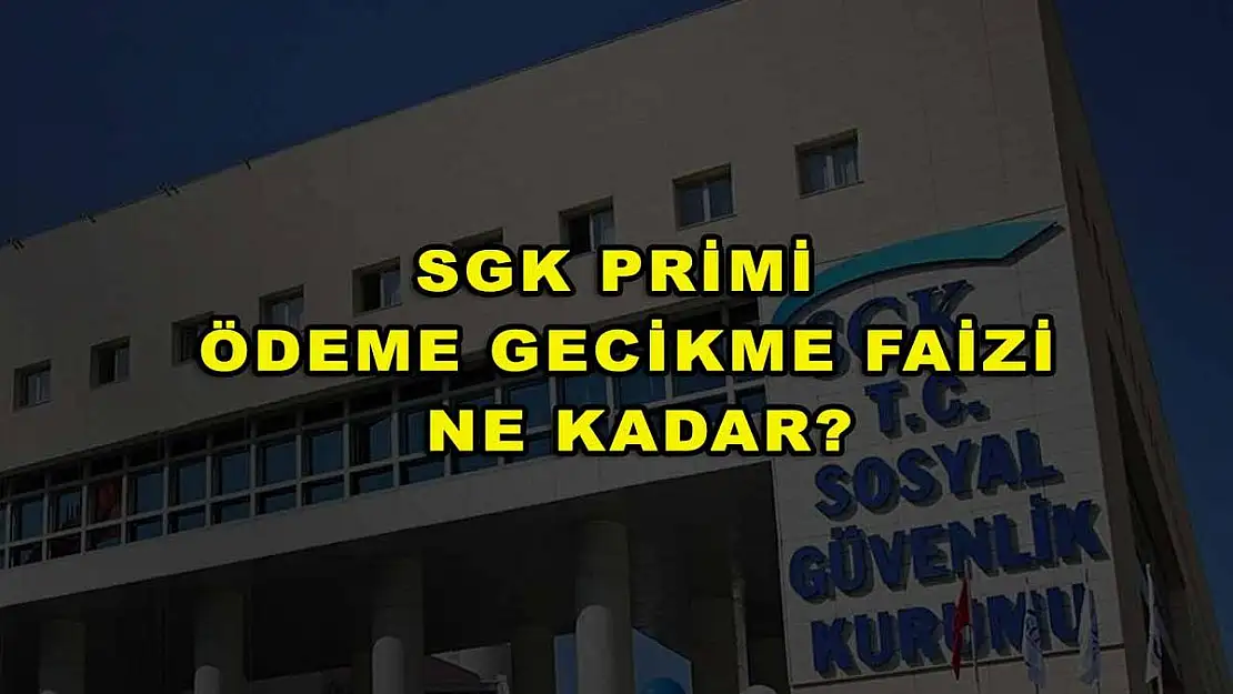 SGK Primi Ödeme Gecikme Faizi Ne Kadar?