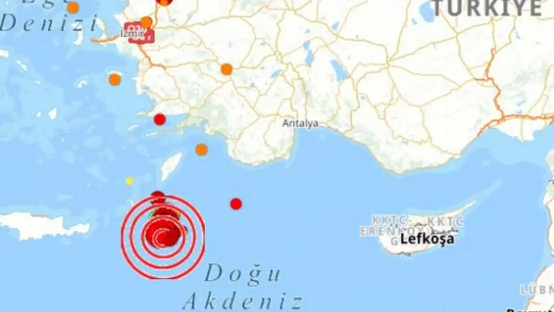 Son dakika Akdeniz beşik gibi sallanıyor: 20 dakikada 7 deprem oldu!