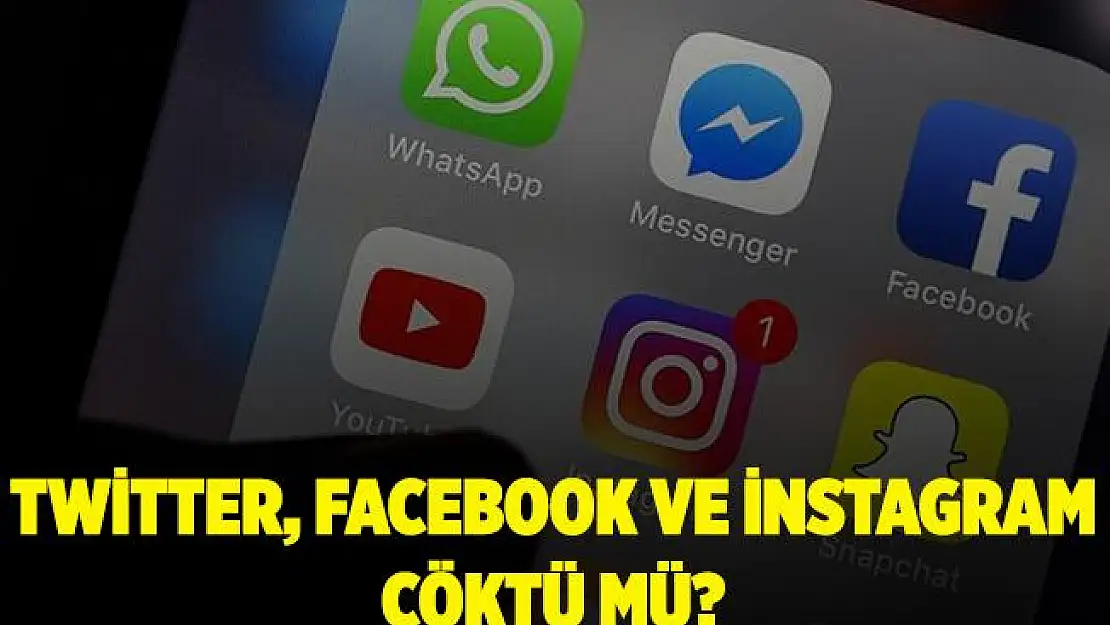 Son dakika Twitter, İnstagram, Facebook çöktü mü? Twitter neden açılmıyor?