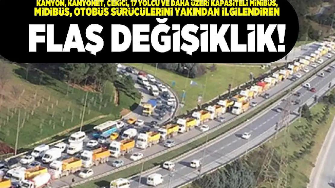 Takograf cihazları işlemleri hakkında flaş düzenleme Resmi Gazete'de yayımlandı!
