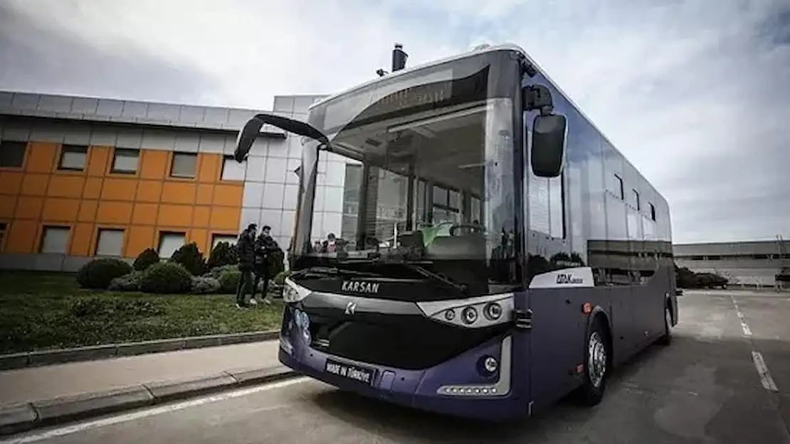 Tamamen yerli ve milli sürücüsüz otobüs Türkiye'de test ediliyor