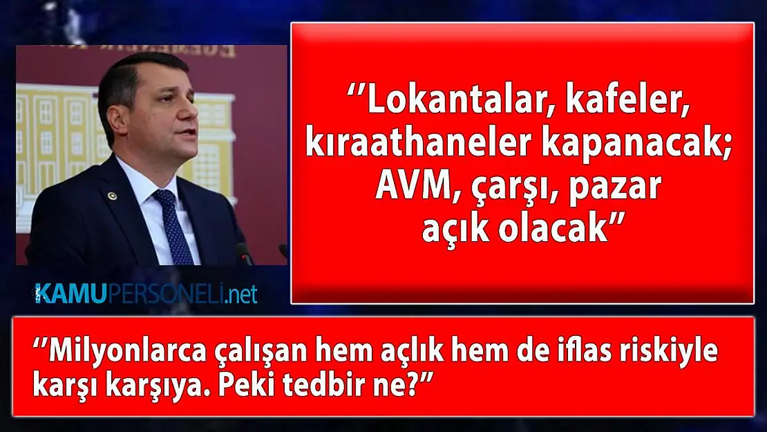 Türkiye genelinde lokanta ve kafe gibi işletmelerin kapanmasına tepkiler dinmiyor!