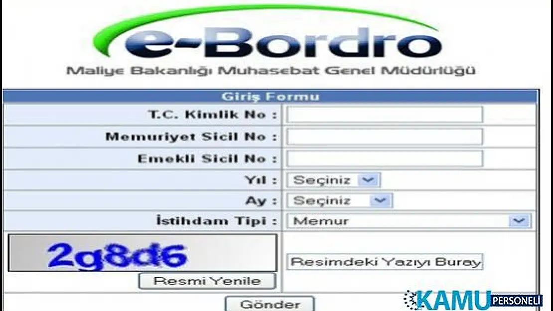 Turkiye.gov.tr üzerinden 2019 yılı temmuz ayı zamlı maaş bordosu için burayı tıklayınız!