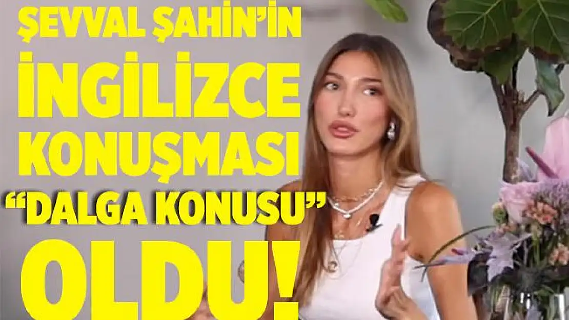 Türkiye Güzeli Şevval Şahin yarı Türkçe yarı İngilizce konuşmasıyla sosyal medyada olay oldu! Hiç kimse bir şey anlamadı!