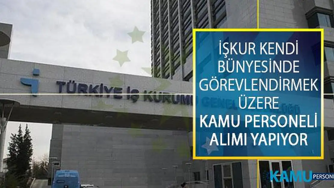 Türkiye İş Kurumu (İŞKUR) Kendi Bünyesinde Görevlendirmek Üzere Yazılım Geliştirme Danışmanı ve Yazılım Test Danışmanı Alımı Yapıyor!