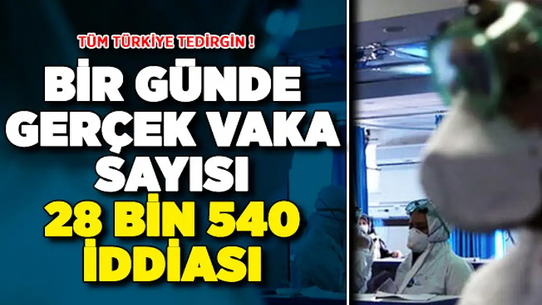 Türkiye'de Bir Günde 28.540 Vaka Olduğu İddiası