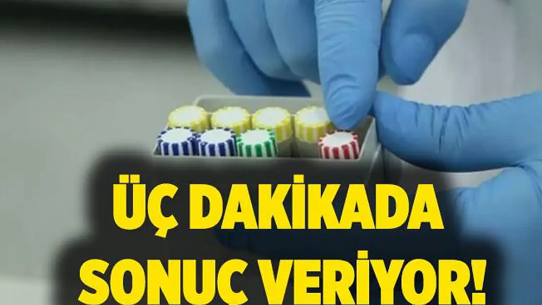 Üç dakikada sonuç veren koronavirüs testi geliştirildi!