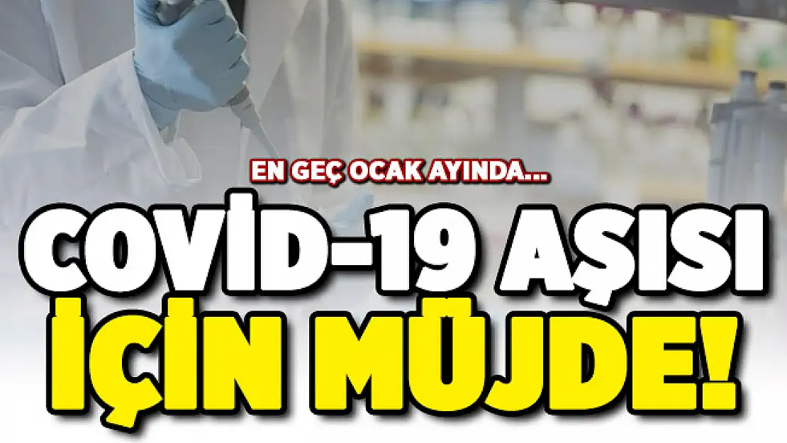 Vatandaşlara Covid-19 aşısı için tarih müjdesi geldi! En geç Ocak ayında