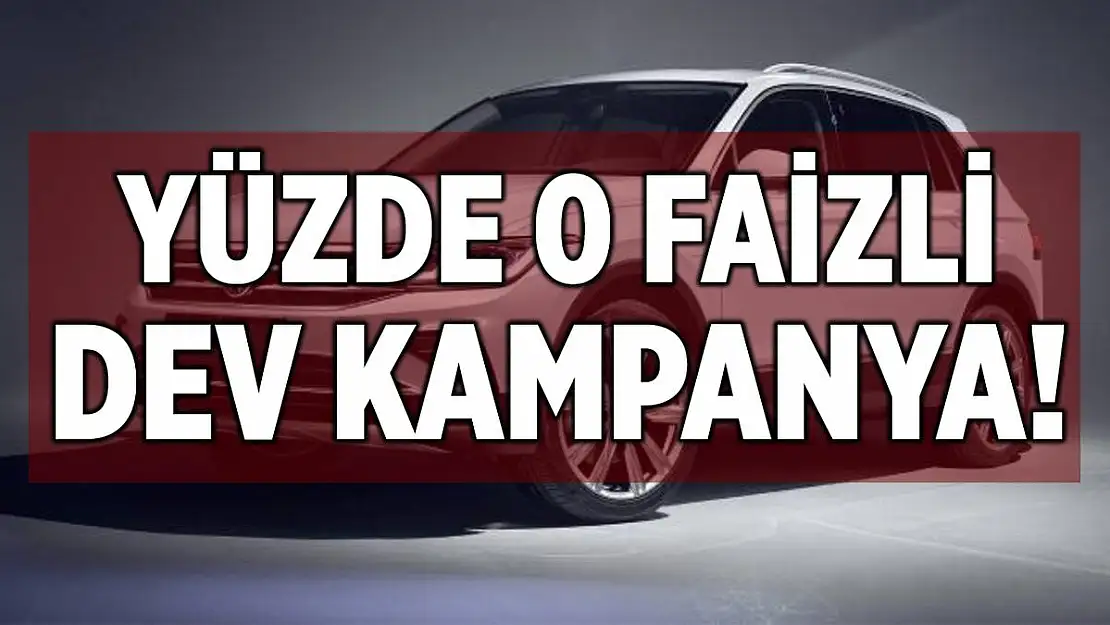 Volkswagen yüzde 0 faizli dev kampanyayı bitiriyor! Son bir hafta!