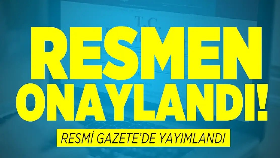 Yeni Cumhurbaşkanı kararları ve andlaşmalar resmen onaylandı!