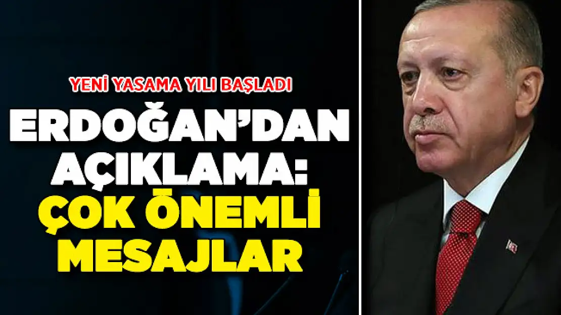 Yeni Yasama Yılı Başladı ! Cumhurbaşkanı Erdoğan'dan Önemli Açıklamalar