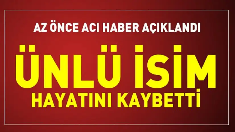 Kimse böyle olacağını tahmin etmemişti! Ünlü isim uykusunda öldü: Daha yeni evlenmişti