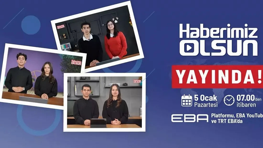 'Haberimiz Olsun' Projesi Yayın Hayatına Başladı: Genç Haberciler Kamera Karşısında