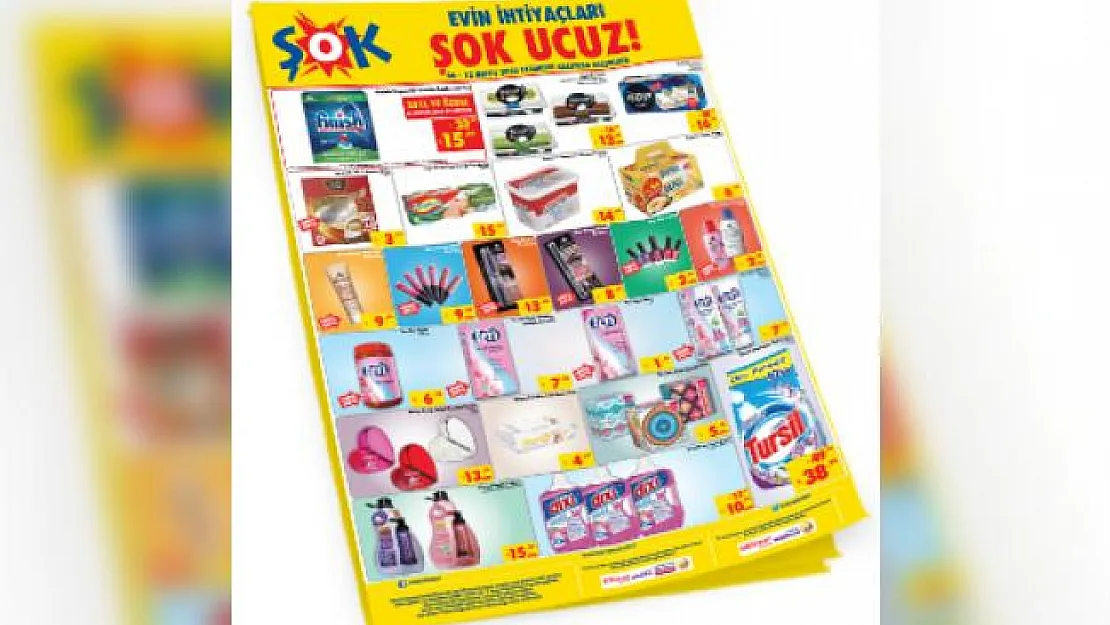 06 - 12 Mayıs'ta geçerli ŞOK market indirimli aktüel kataloğu!