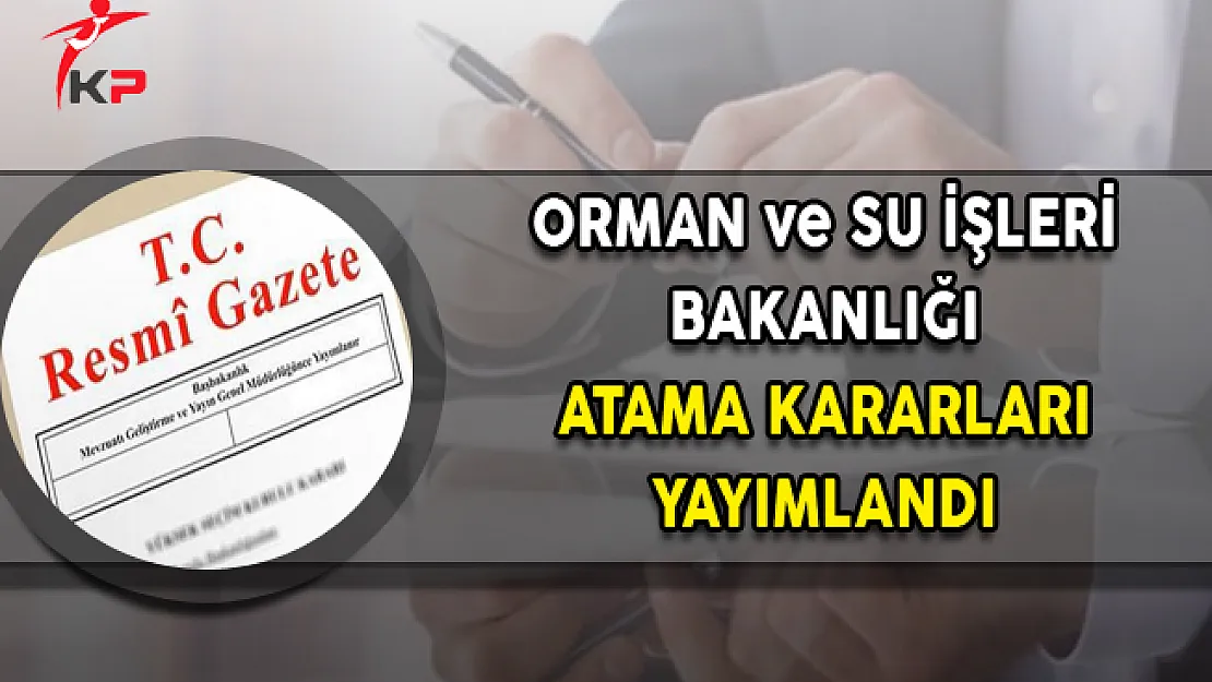 1 Kasım 2017 Tarihli Atama Kararları Resmi Gazete'de Yayımlandı