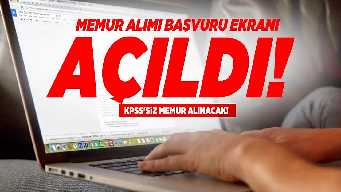 1 Ocak İŞKUR memur alımı başvuru ekranı açıldı! KPSS'siz memur alınacak!