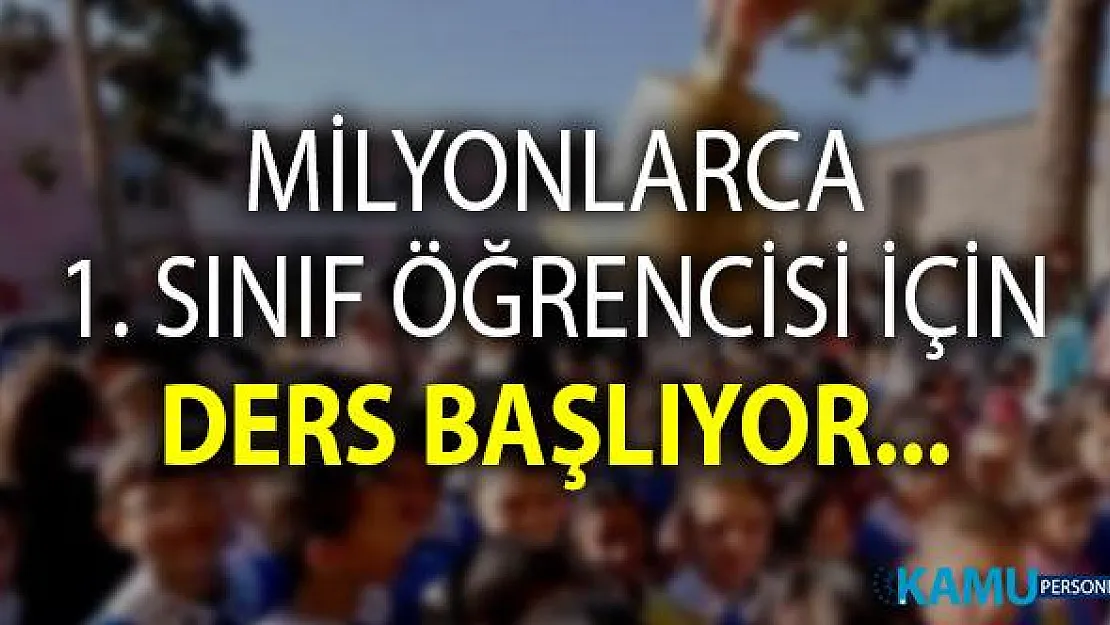1. Sınıflar okula ne zaman başlayacak? 'Okula Uyum Programı' bu yıl 5-6 Eylül 2019 tarihinde uygulanacak