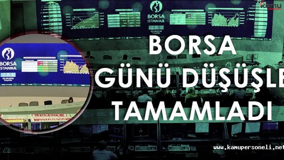 10 Ekim Borsa İstanbul BİST 100 Endeksi Günü Düşüşle Tamamladı