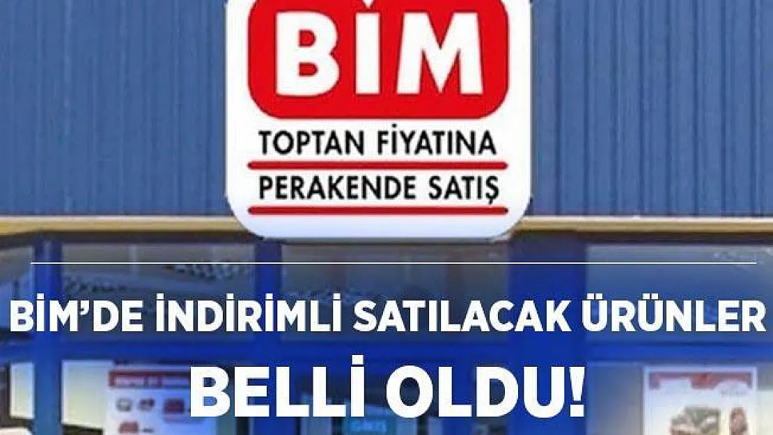 10 Temmuz BİM aktüel ürünler kataloğu! İndirimli satılacak ürünler açıklandı!
