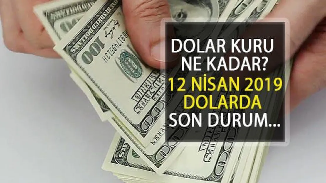 12 Nisan 2019 Dolar Kuru Ne Kadar? Dolar Yükseliyor!