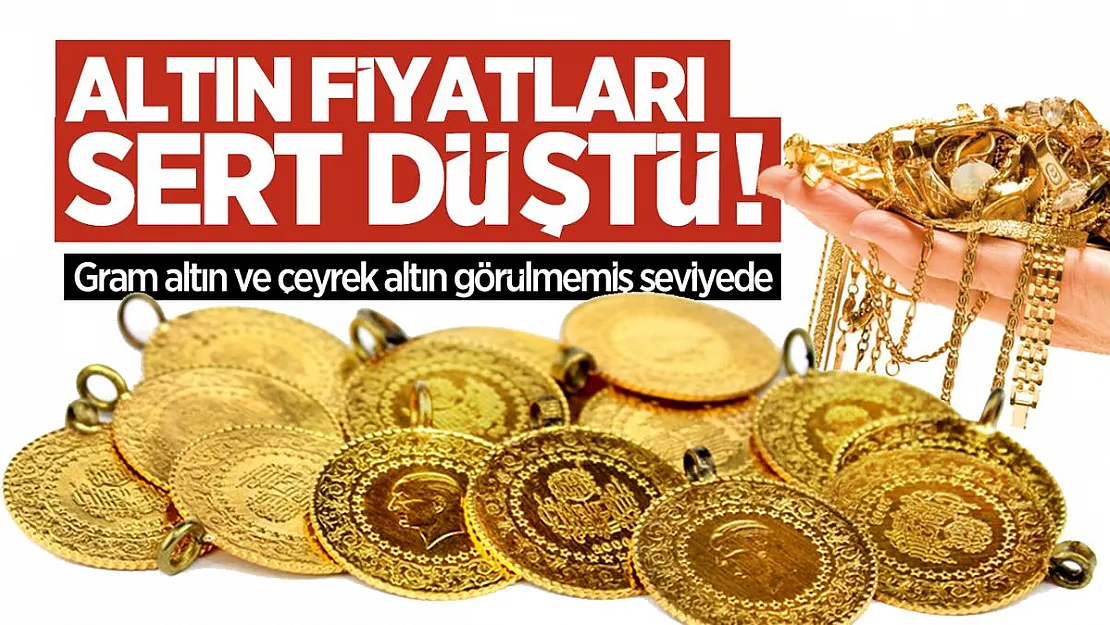 12 Ocak altın fiyatları sert düştü! Gram altın ve çeyrek altın görülmemiş seviyede