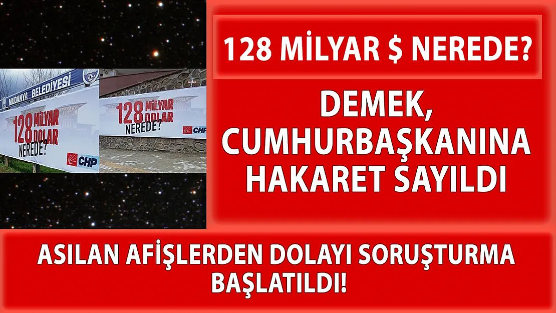 128 Milyar dolar nerede demek Cumhurbaşkanına hakaret suçu sayıldı!
