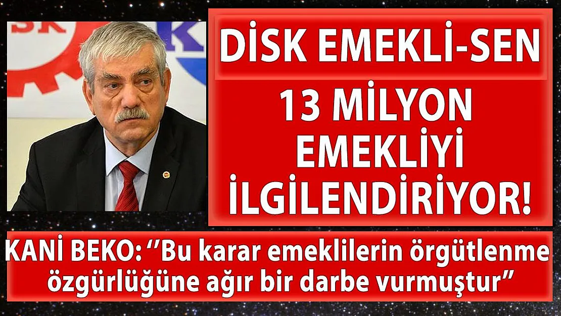 13 milyon emekliyi ilgilendiren yeni karar!