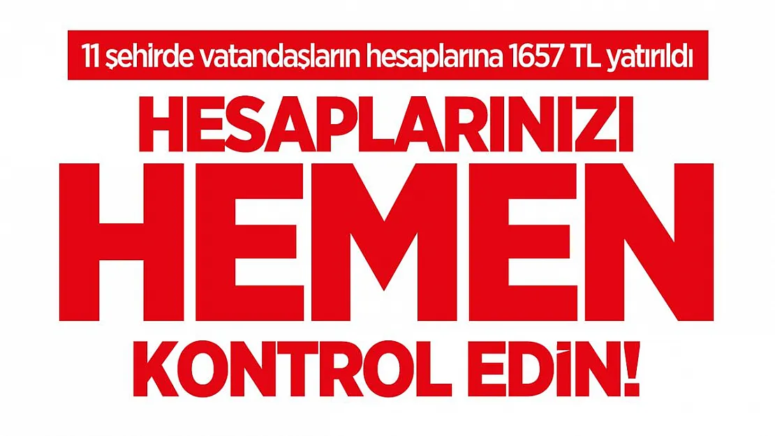 13 Ocak Evde Bakım maaşı yatan iller! Evde Bakım Ödeneği Yatan iller listesi