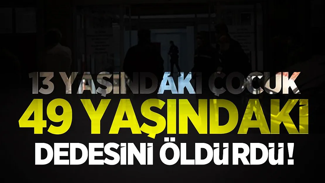 13 yaşındaki çocuk 49 yaşındaki dedesini öldürdü!