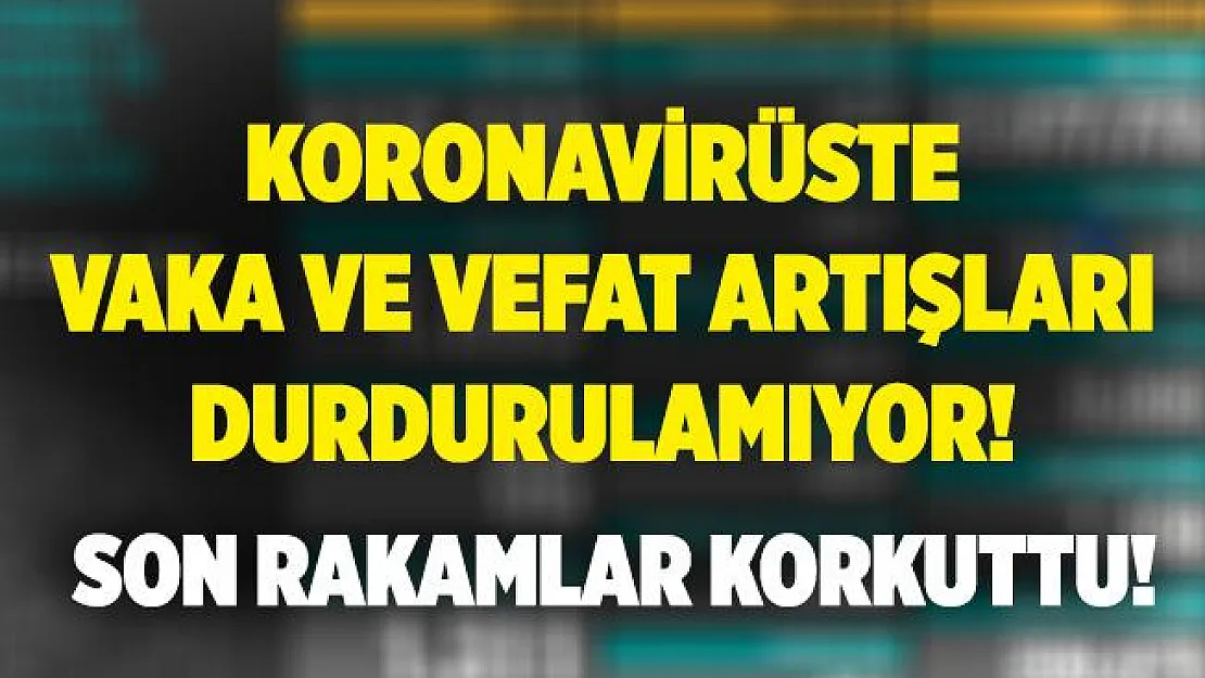 15 Ekim Türkiye koronavirüs hasta tablosu açıklandı! Koronavirüste vaka ve vefat sayılarındaki artış durdurulamıyor!