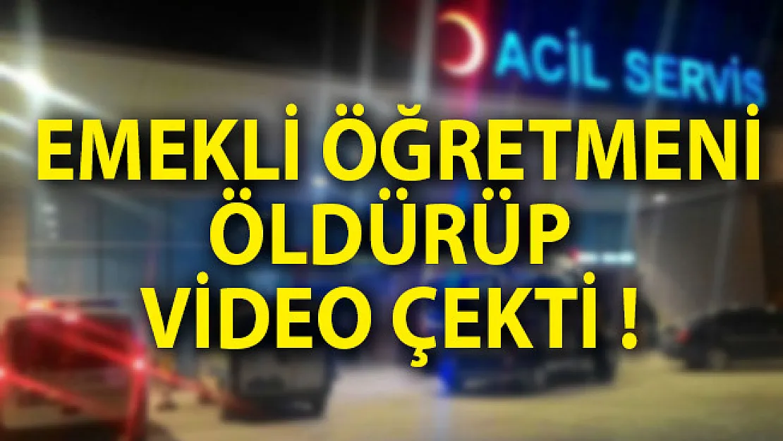 15 Yaşında Dehşet Saçtı Emekli Öğretmeni Öldürüp Video Çekti!