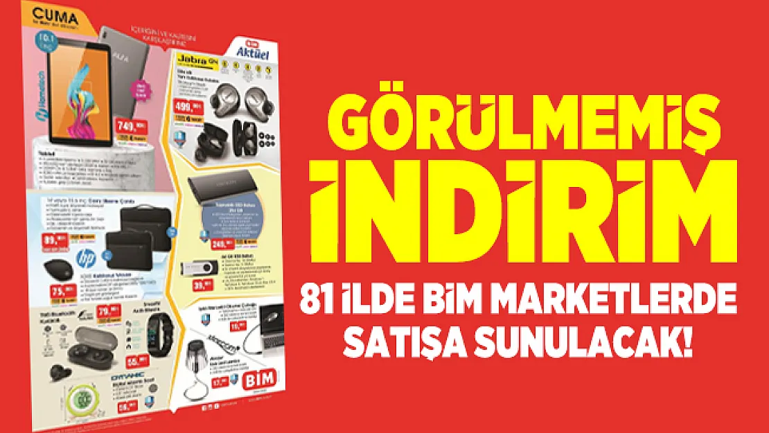 16 Ekim BİM Aktüel Ürünler bugün satışa sunulacak! BİM 16 Ekim 2020 Aktüel ürünler kataloğu