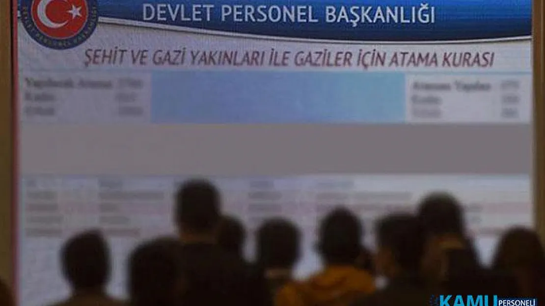 166 Şehit Yakını, Gazi Ve Gazi Yakını Atama Kurası! Şehit Yakını, Gazi Ve Gazi Yakını Atama Sonuçları