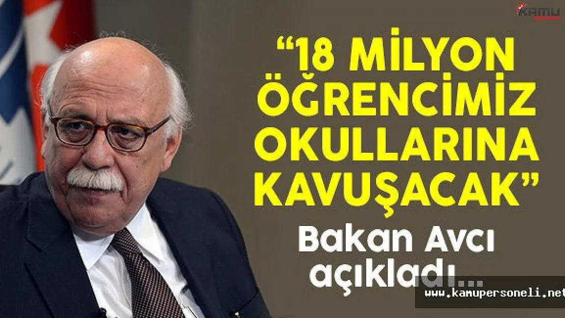 18 Milyon Öğrenci İçin Ders Zili Çalacak !