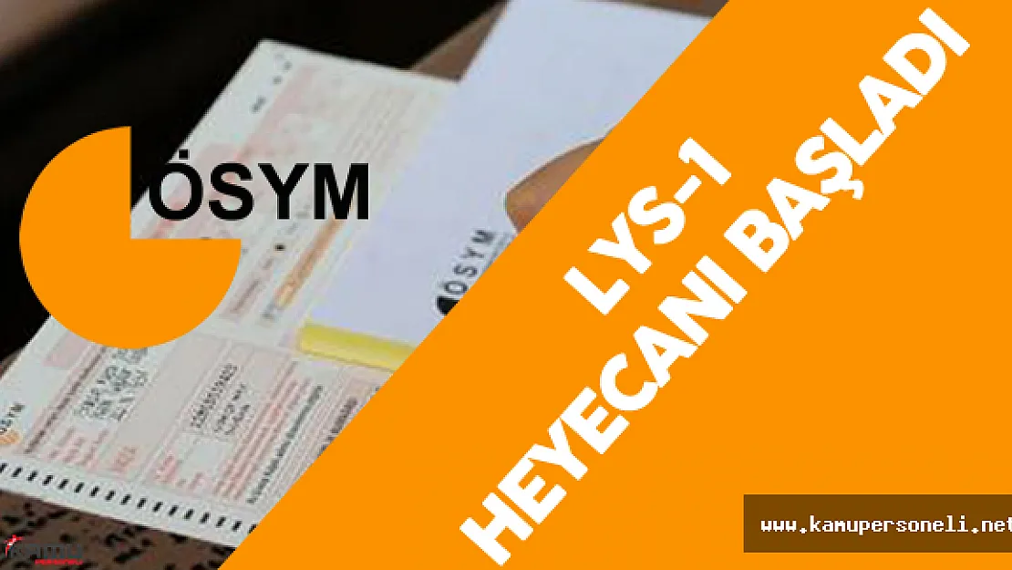 19 Haziran 2016 LYS-1 Matematik Sınavı Başladı ( Sınav Kaç Saat Sürüyor?)
