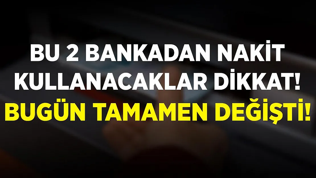 2 banka flaş kararları peş peşe açıkladı! Faiz oranları belli oldu!