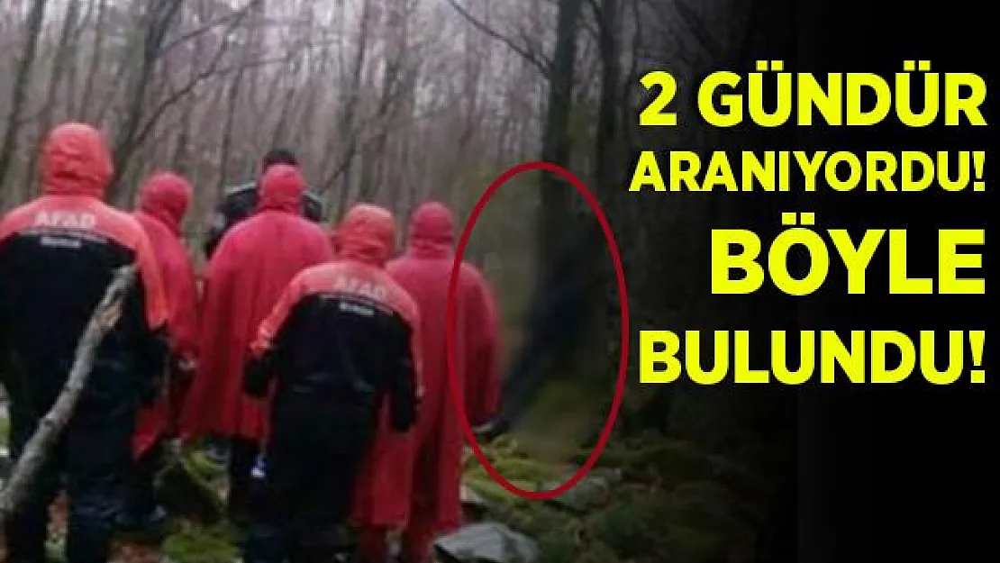 2 gündür aranıyordu! Ağaçta asılı olarak bulundu!