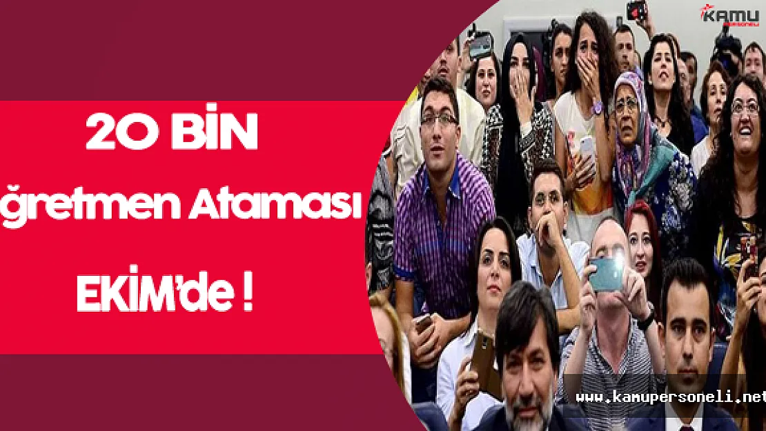 20 Bin Öğretmen Ataması İçin Geri Sayım Başladı