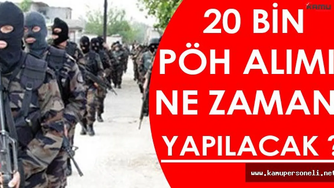 20 Bin Polis Özel Harekat ( PÖH ) Alımı Ne Zaman Yapılacak ? ( İşte Detaylar )