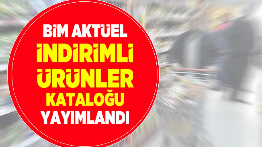 20 Ekim 2020 BİM aktüel ürünler kataloğu yayımlandı!