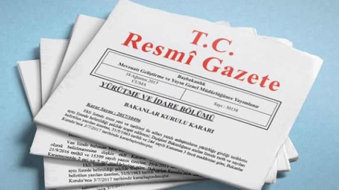 20 Mart 2019 Tarihli Resmi Gazete Yayımlandı- Resmi Gazete'de Neler Var?