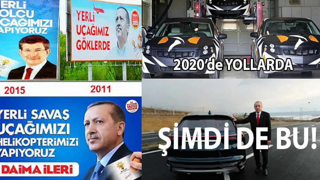 2015'de tanıtılan yerli otomobil ve bir türlü yere inmek bilmeyen yerli ve milli uçağımız nerede?
