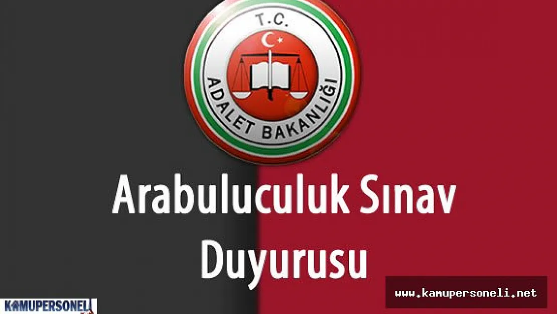 2016 Adalet Bakanlığı Arabuluculuk Sınavı Duyurusu Yapıldı