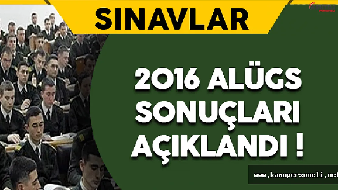 2016 ALÜGS Sonuçları Açıklandı