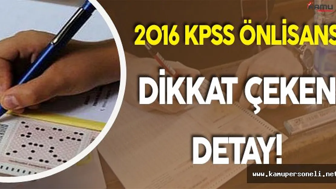 2016 KPSS Önlisans 'ta Dikkat Çeken Detay 2 Yılda 500 Bin Artış