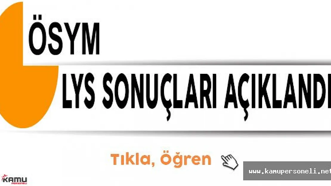 2016 LYS Sonuçları Açıklandı