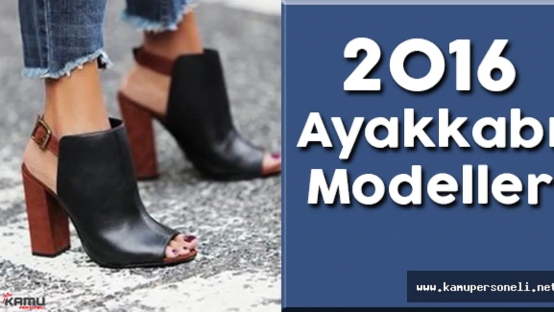 2016 Model Ayakkabılar deri uygulamaları ile yenilenerek geliyor