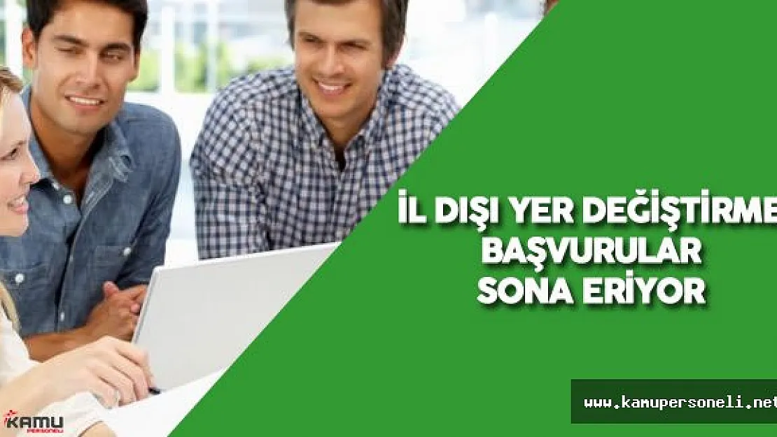 2016 Öğretmenler için İl Dışı Yer Değiştirme Başvuruları Sona Eriyor