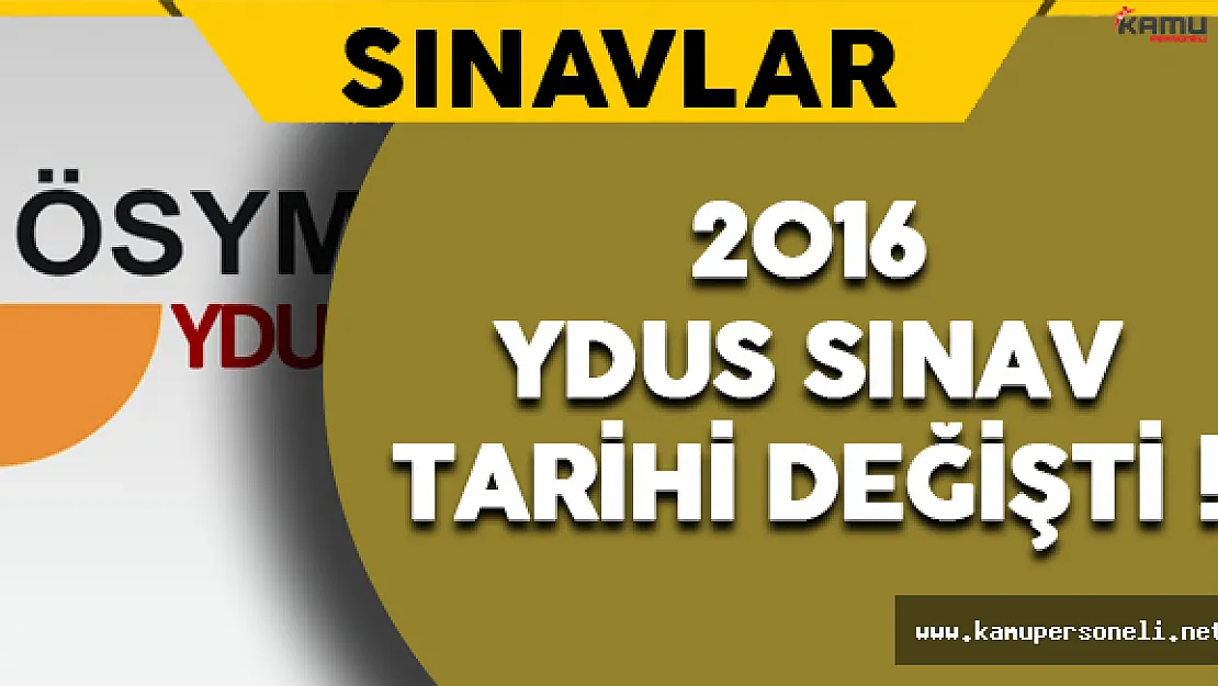 2016 Tıpta Yan Dal Uzmanlık Eğitimi Giriş  (YDUS) Sınav Tarihi Değişti !