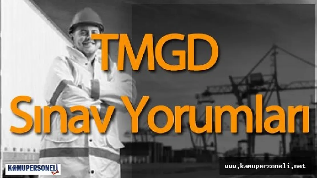 2016 TMGD Sınavı Soru ve Cevapları (Yorumlar, Sınav Kolay Mıydı, Zor Muydu)